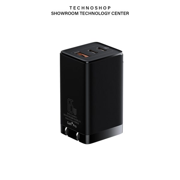 شارژر دیواری بیسوس مدل GAN5 PRO 65W به همراه کابل USB-C