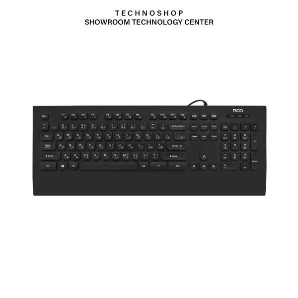 کیبورد تسکو مدل TK 8027 با حروف فارسی